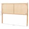 Bali & Pari Aurelia Modern Bohemian Natural Rattan Queen Size Headboard 236-13315-ZORO - alternate 8